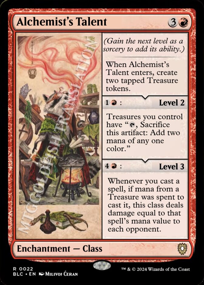 Alchemist's Talent [BLC]