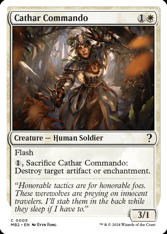 Cathar Commando <White-Bordered> [MB2]