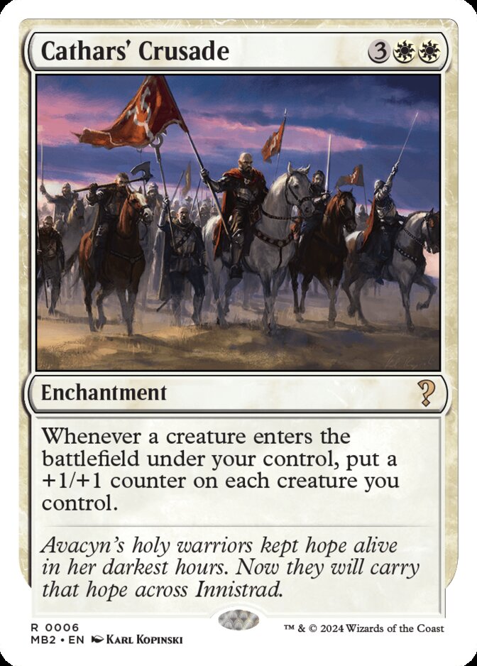 Cathars' Crusade <White-Bordered> [MB2]