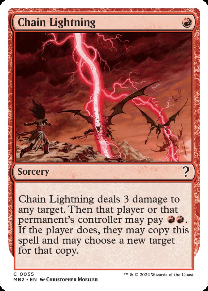 Chain Lightning <White-Bordered> [MB2]