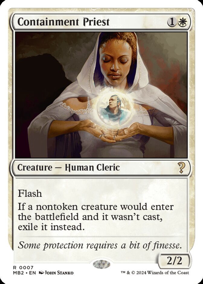 Containment Priest <White-Bordered> [MB2]