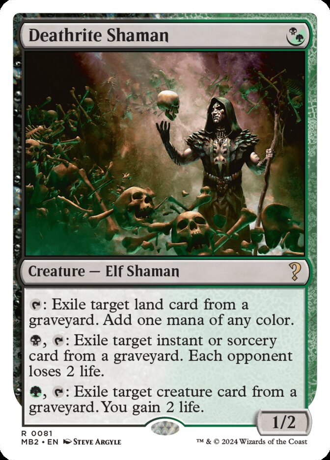 Deathrite Shaman <White-Bordered> [MB2]