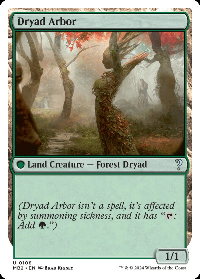 Dryad Arbor <White-Bordered> [MB2]