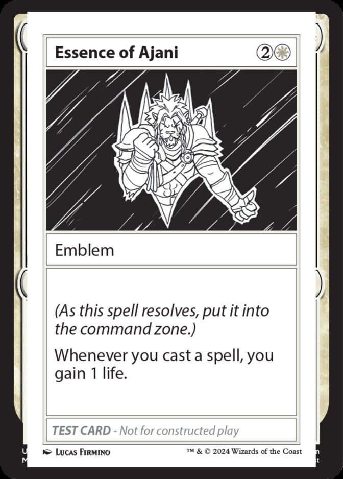 Essence of Ajani <Playtest> [MB2]