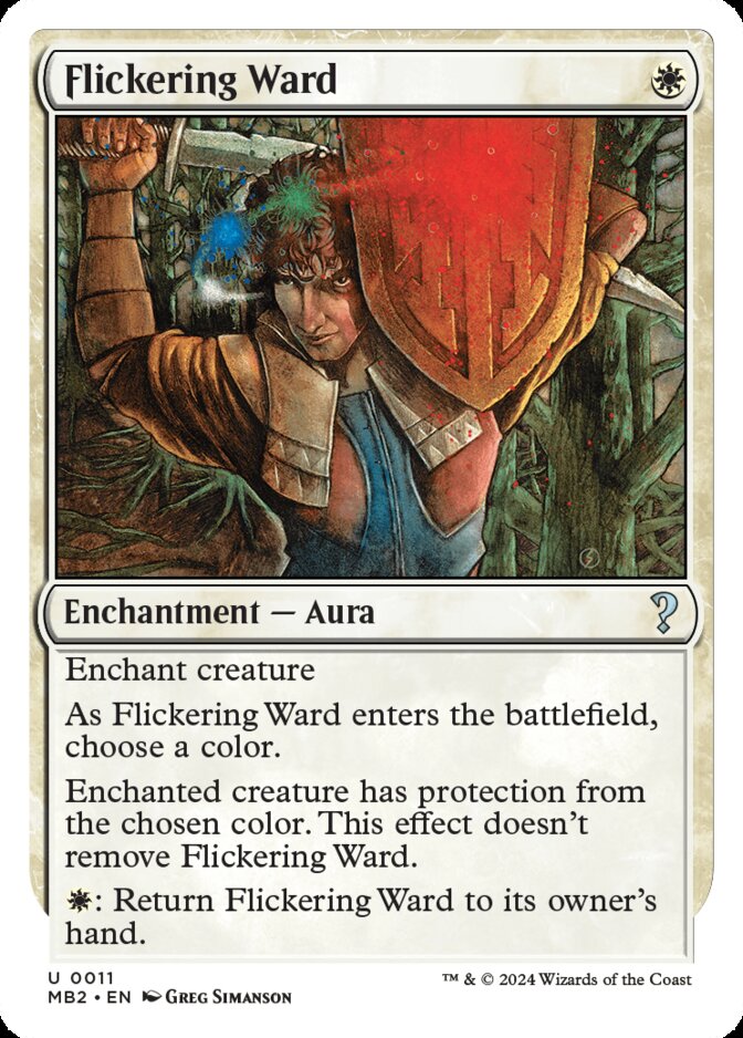 Flickering Ward <White-Bordered> [MB2]