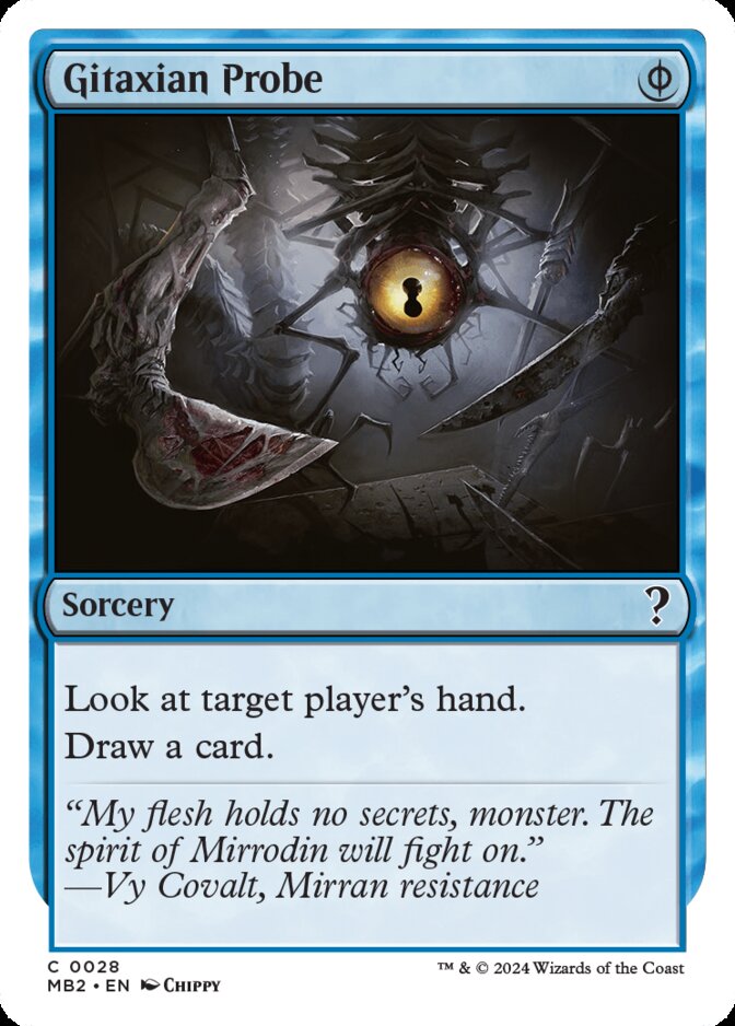 Gitaxian Probe <White-Bordered> [MB2]