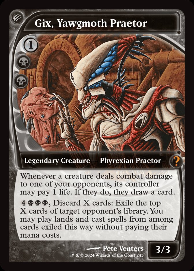 Gix, Yawgmoth Praetor <Futureshifted> [MB2]