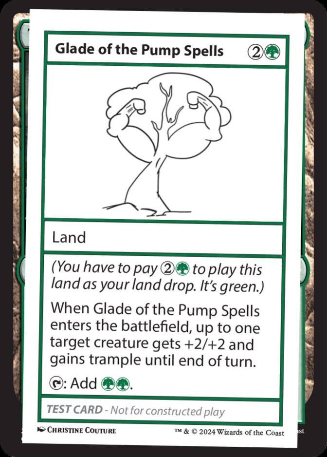 Glade of the Pump Spells <Playtest> [MB2]