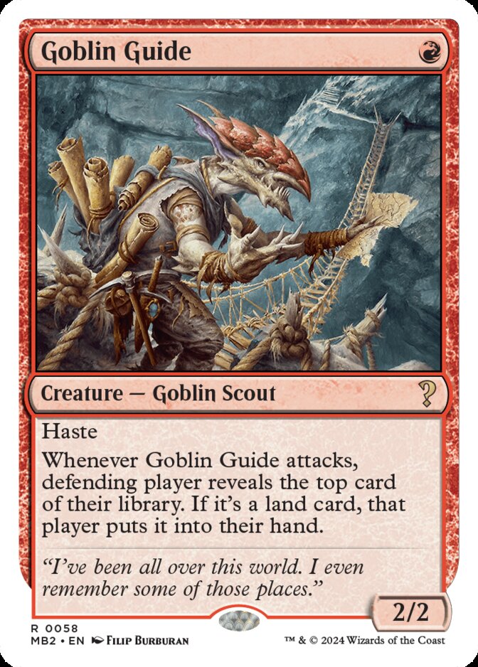 Goblin Guide <White-Bordered> [MB2]