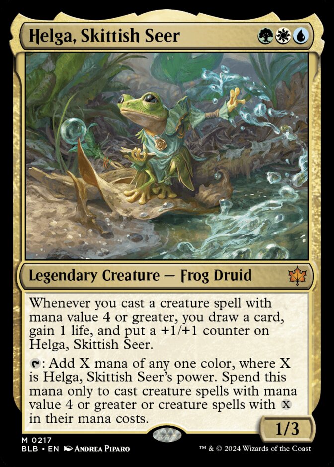 Helga, Skittish Seer [BLB]