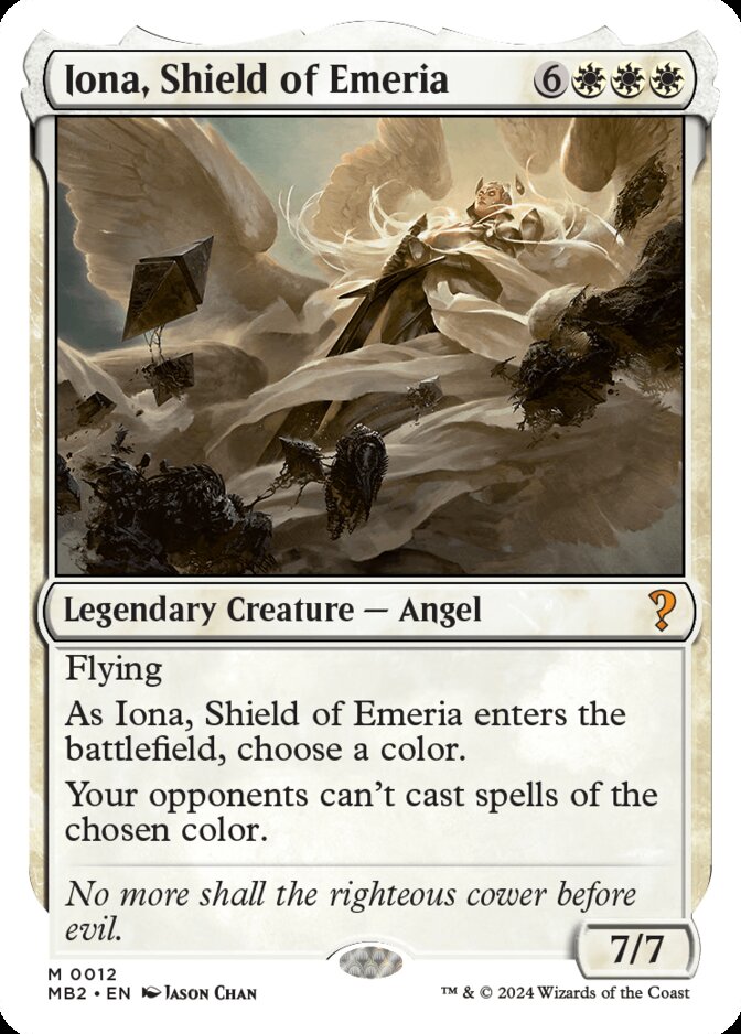 Iona, Shield of Emeria <White-Bordered> [MB2]