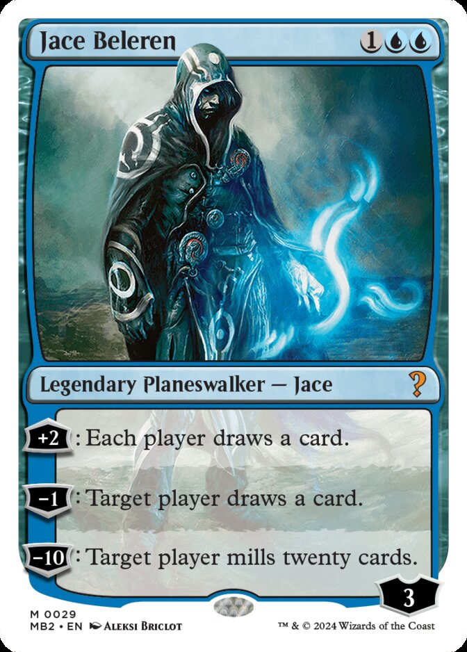 Jace Beleren <White-Bordered> [MB2]