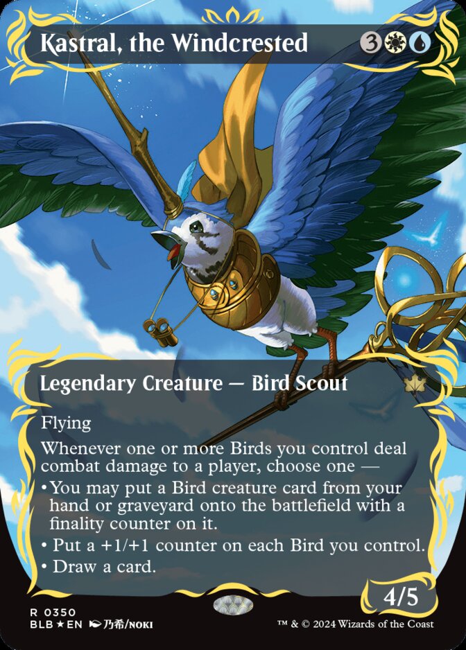 Kastral, the Windcrested <borderless - raised foil> [BLB] (F)