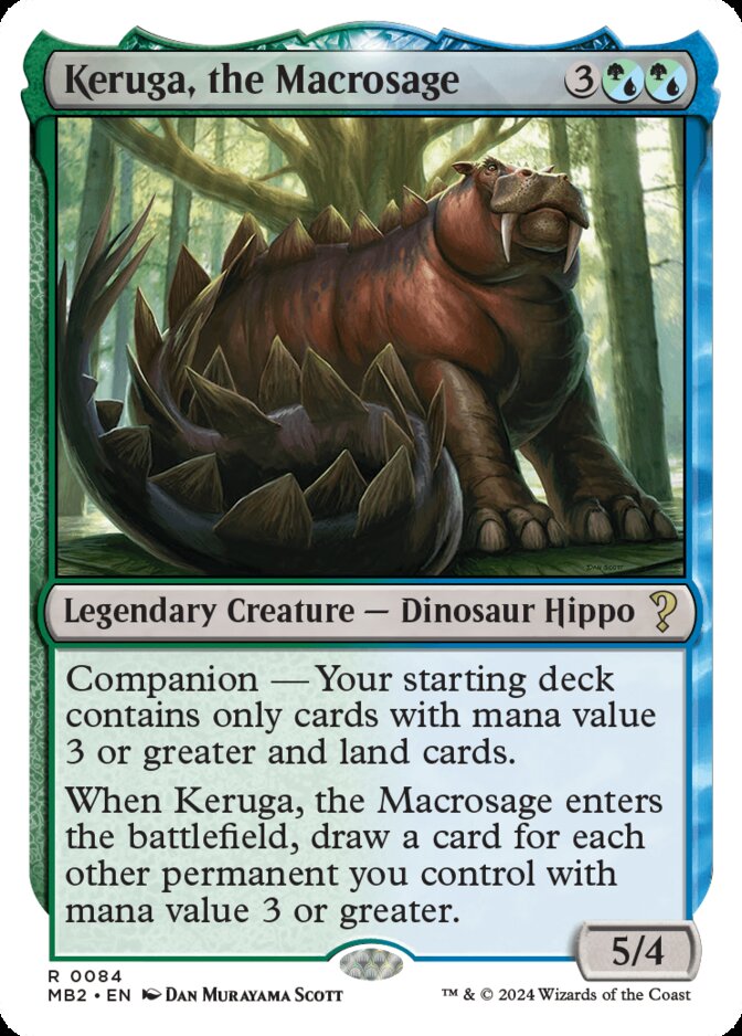 Keruga, the Macrosage <White-Bordered> [MB2]