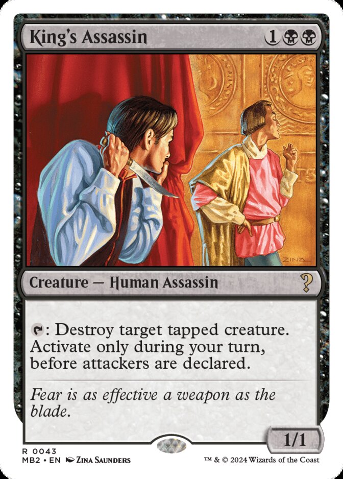 King's Assassin <White-Bordered> [MB2]