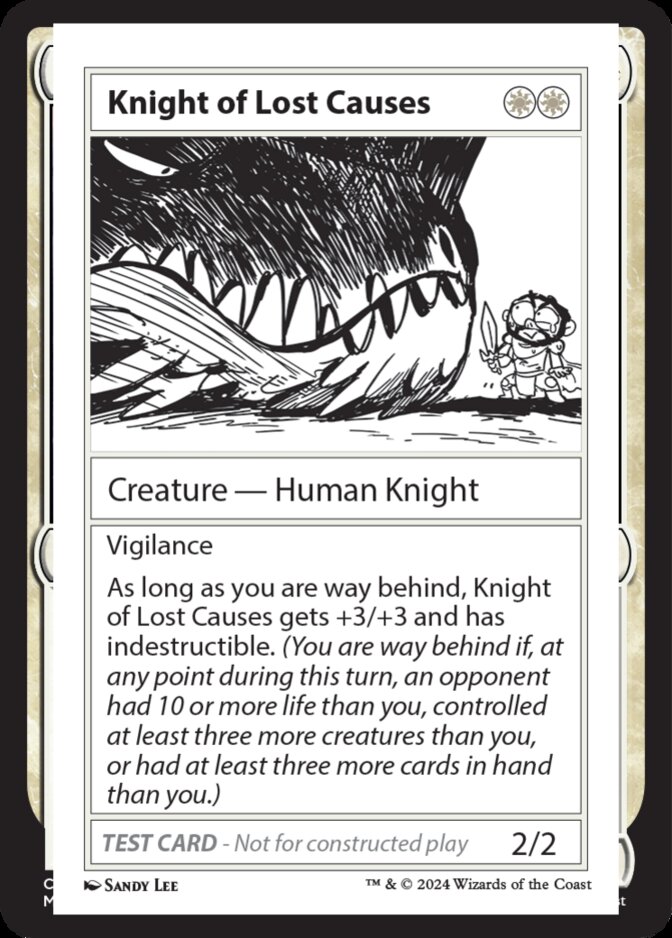 Knight of Lost Causes <Playtest> [MB2]