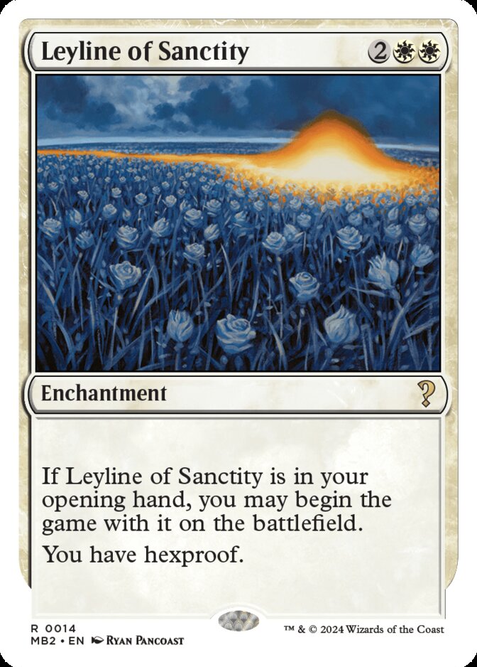 Leyline of Sanctity <White-Bordered> [MB2]