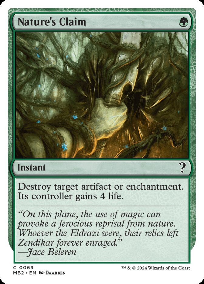 Nature's Claim <White-Bordered> [MB2]