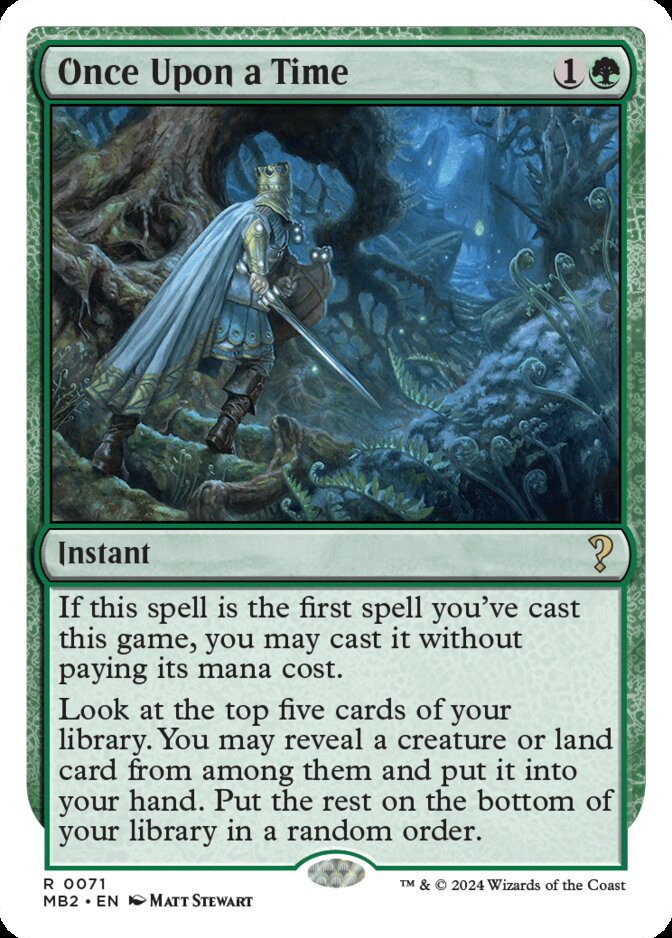 Once Upon a Time <White-Bordered> [MB2]