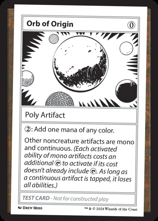 Orb of Origin <Playtest> [MB2]