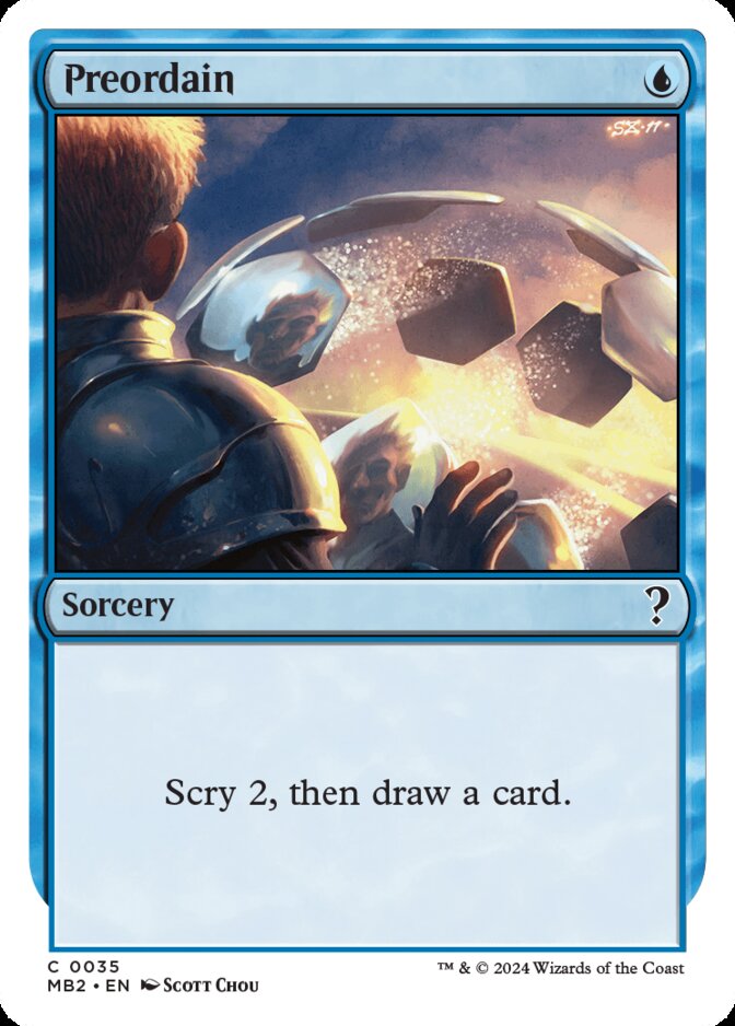 Preordain <White-Bordered> [MB2]