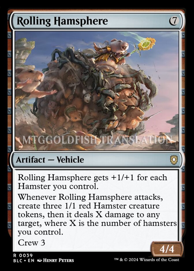 Rolling Hamsphere [BLC]