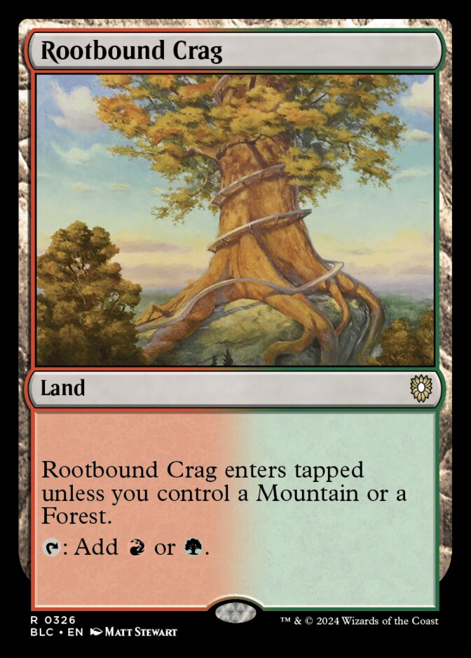 Rootbound Crag [BLC]