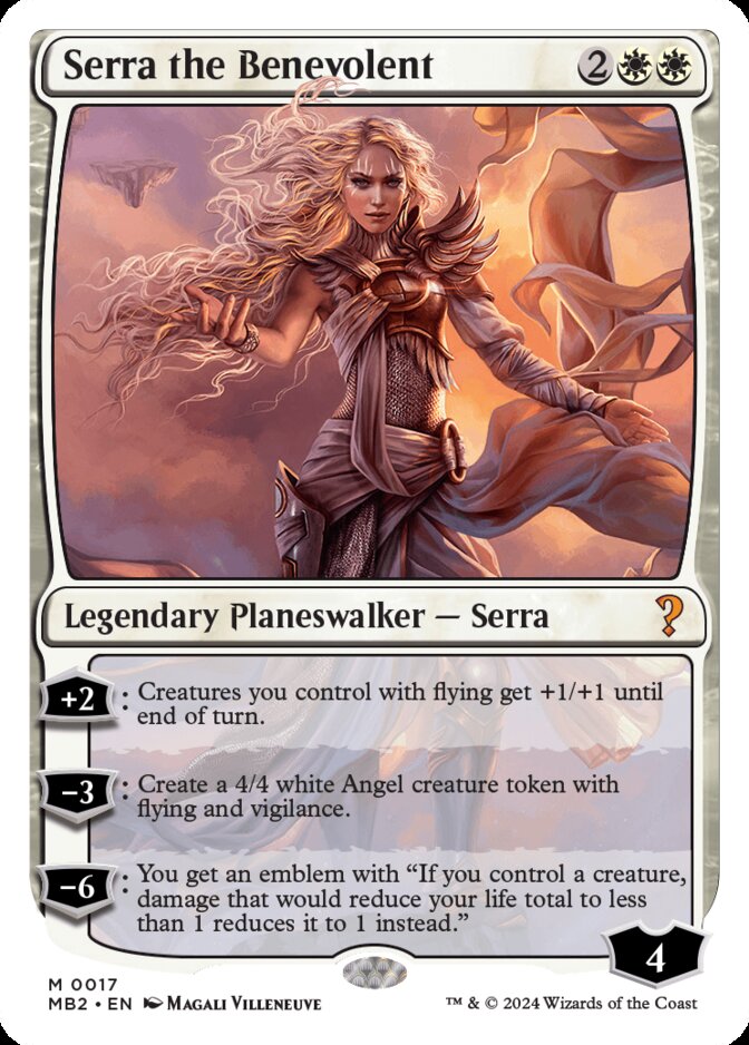 Serra the Benevolent <White-Bordered> [MB2]