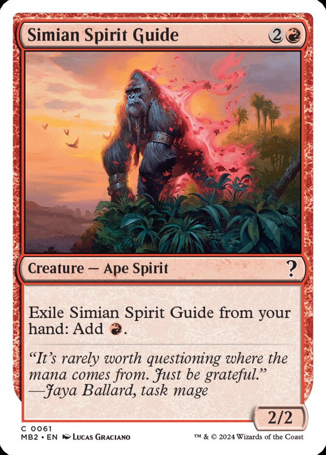 Simian Spirit Guide <White-Bordered> [MB2]