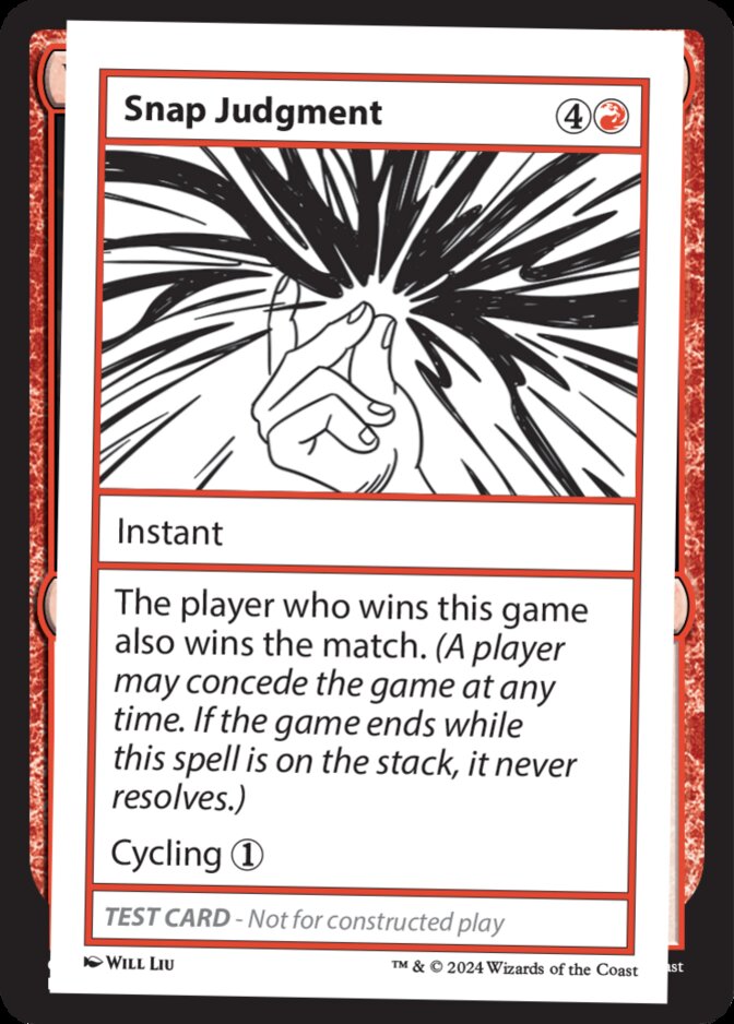 Snap Judgment <Playtest> [MB2]