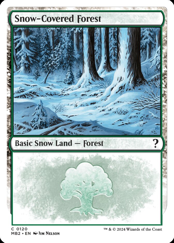 Snow-Covered Forest <White-Bordered> [MB2]