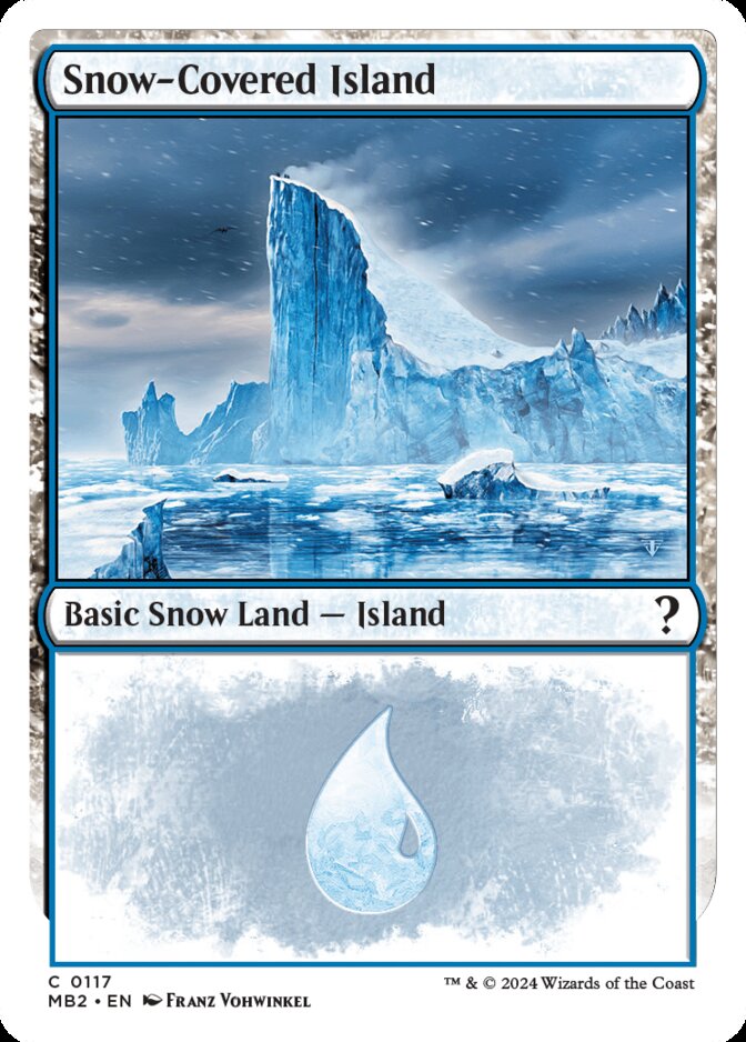 Snow-Covered Island <White-Bordered> [MB2]