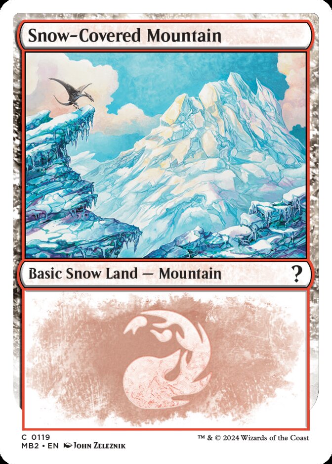 Snow-Covered Mountain <White-Bordered> [MB2]