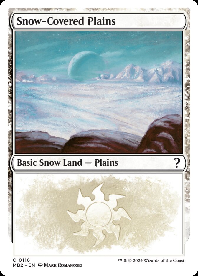 Snow-Covered Plains <White-Bordered> [MB2]