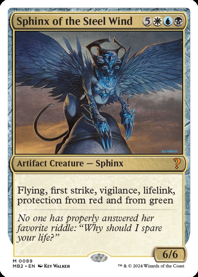 Sphinx of the Steel Wind <White-Bordered> [MB2]