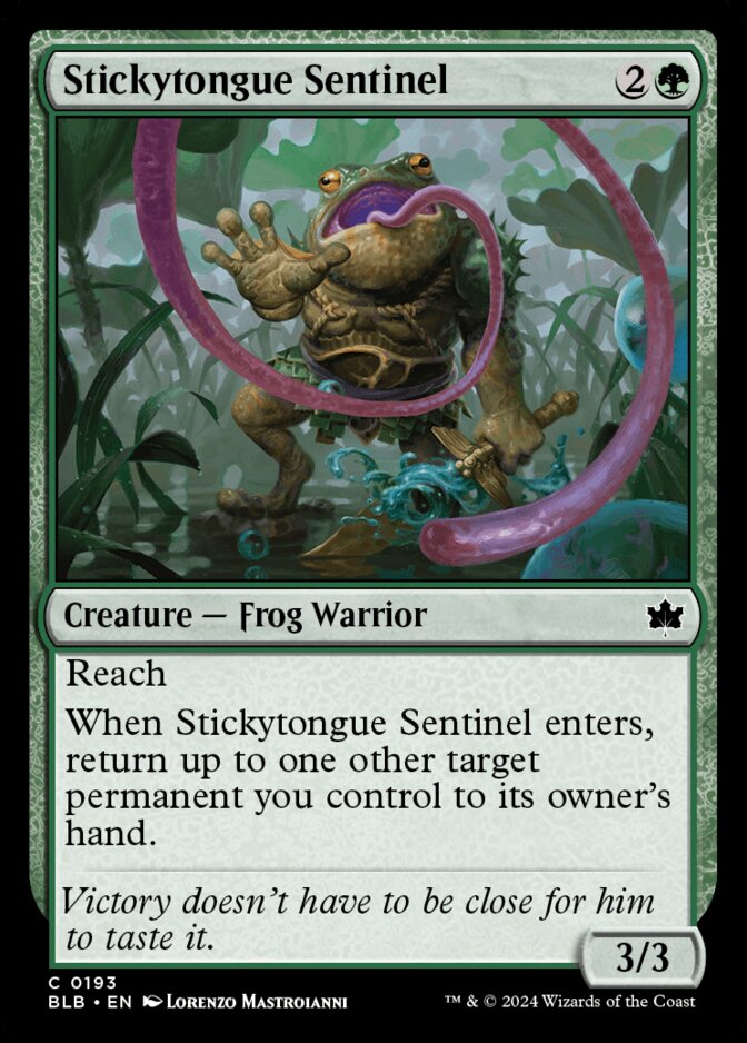 Stickytongue Sentinel [BLB]