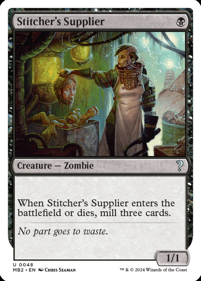 Stitcher's Supplier <White-Bordered> [MB2]