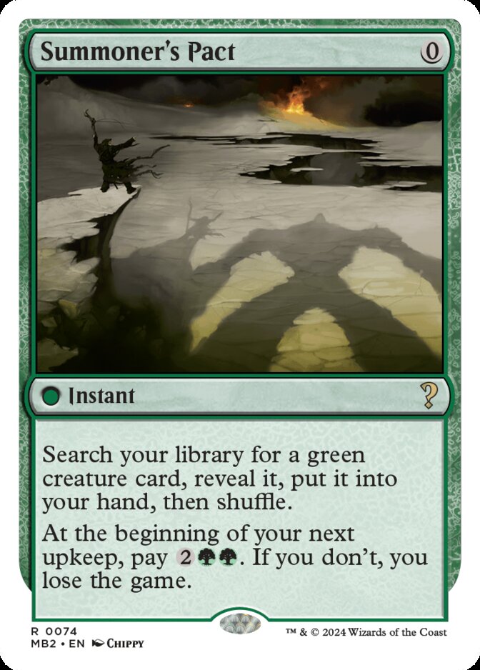 Summoner's Pact <White-Bordered> [MB2]