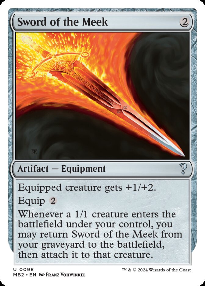 Sword of the Meek <White-Bordered> [MB2]