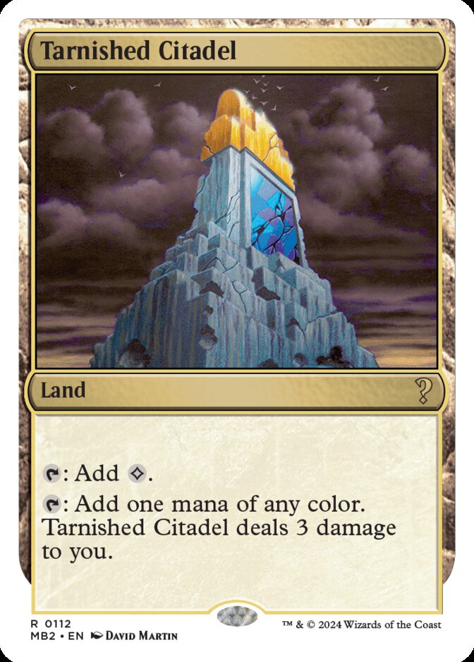 Tarnished Citadel <White-Bordered> [MB2]