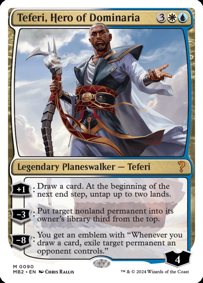 Teferi, Hero of Dominaria <White-Bordered> [MB2]