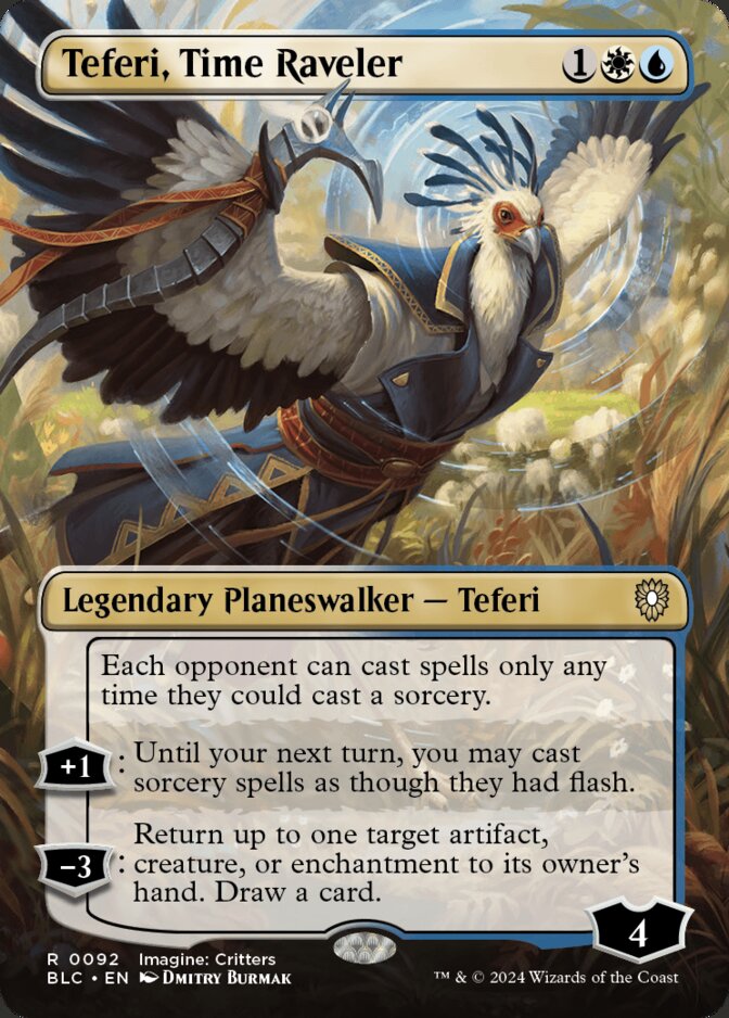 Teferi, Time Raveler <Imagine: Critters> [BLC]