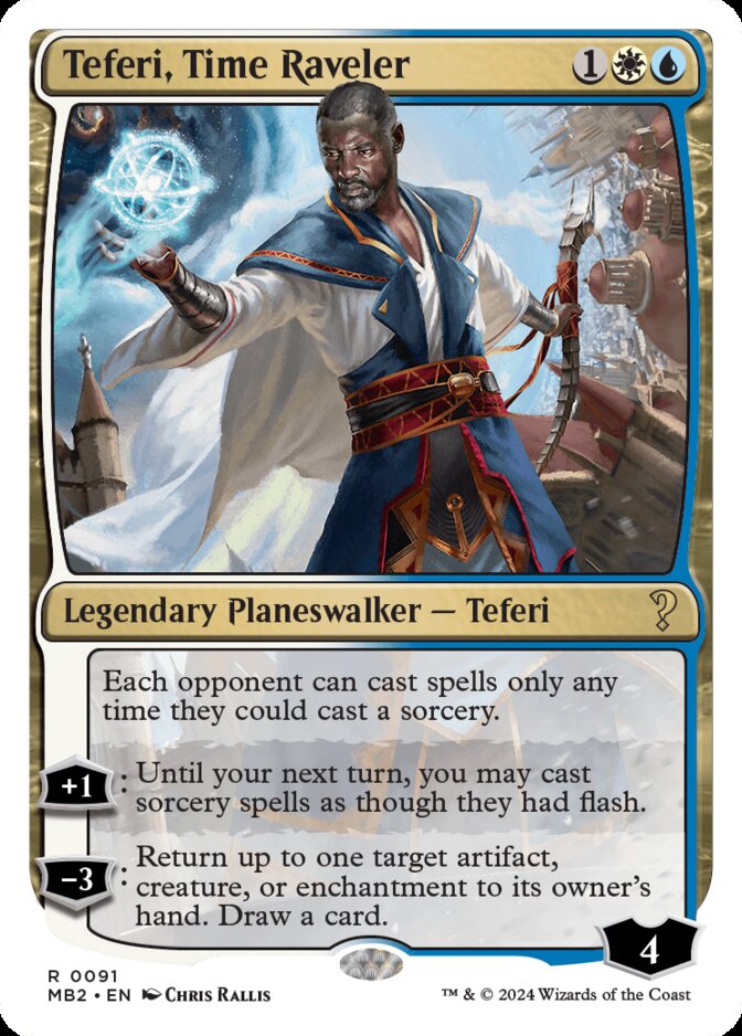 Teferi, Time Raveler <White-Bordered> [MB2]