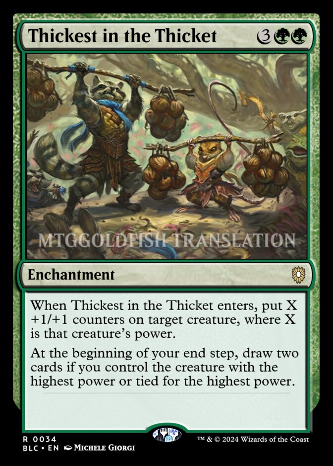 Thickest in the Thicket [BLC]