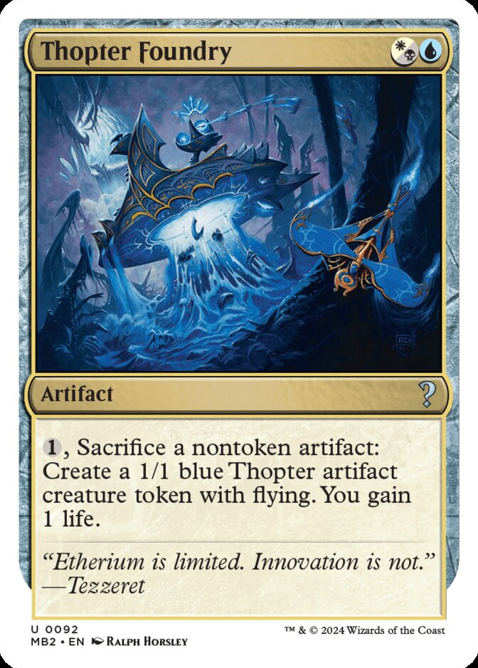 Thopter Foundry <White-Bordered> [MB2]