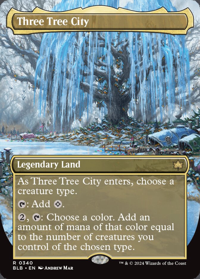 Three Tree City <borderless - Winter> [BLB]