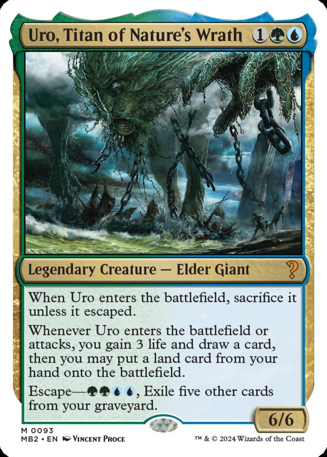 Uro, Titan of Nature's Wrath <White-Bordered> [MB2]