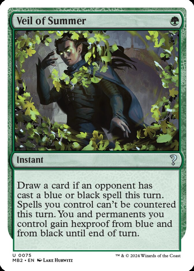 Veil of Summer <White-Bordered> [MB2]