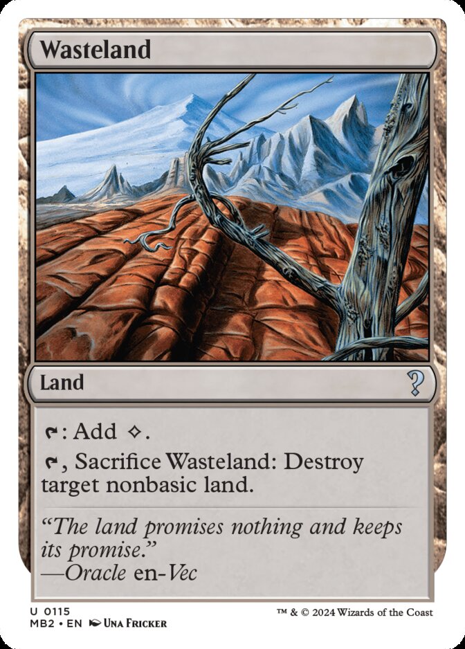 Wasteland <White-Bordered> [MB2]