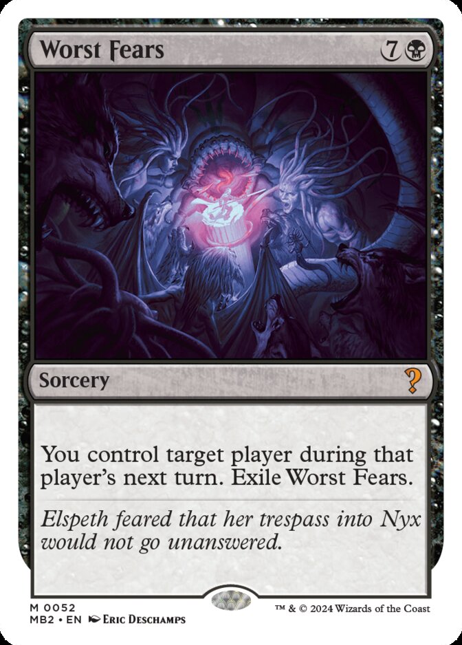 Worst Fears <White-Bordered> [MB2]